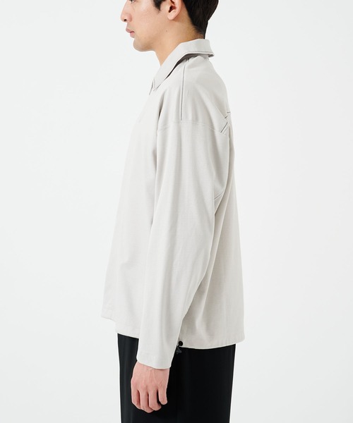 STUDIOUS（ステュディオス）の「DRAWCORD POLO SHIRTS（シャツ/ブラウス・メンズ・ライトグレー/ブラック・1/2）」の16枚目の写真