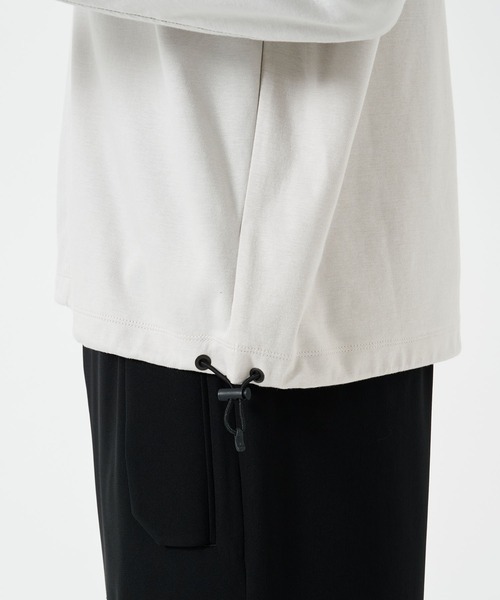 STUDIOUS（ステュディオス）の「DRAWCORD POLO SHIRTS（シャツ/ブラウス・メンズ・ライトグレー/ブラック・1/2）」の20枚目の写真