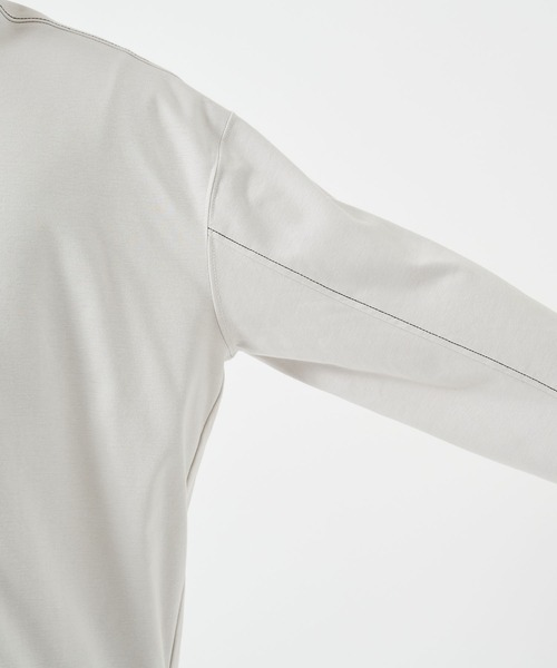 STUDIOUS（ステュディオス）の「DRAWCORD POLO SHIRTS（シャツ/ブラウス・メンズ・ライトグレー/ブラック・1/2）」の3枚目の写真