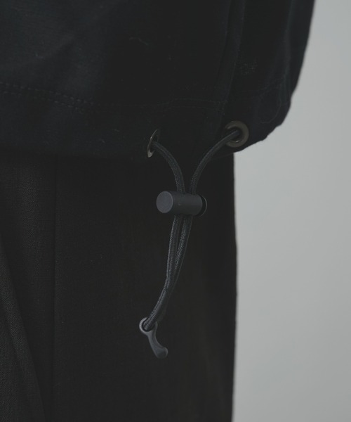 STUDIOUS（ステュディオス）の「【STUDIOUS】DRAWCORD POLO SHIRTS（シャツ/ブラウス・メンズ・ライトグレー/ブラック・1/2）」の6枚目の写真