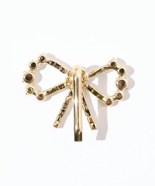 flower（フラワー）の「ビジューリボンカフ（ヘアピン・レディース・ゴールド/シルバー・FREE）」の4枚目の写真