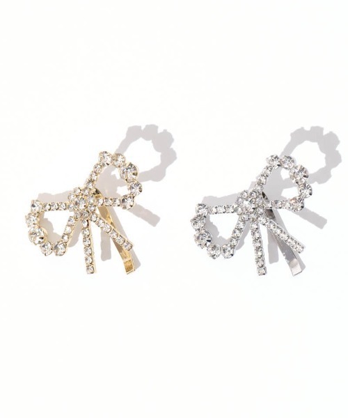 flower（フラワー）の「ビジューリボンカフ（ヘアピン・レディース・ゴールド/シルバー・FREE）」の8枚目の写真