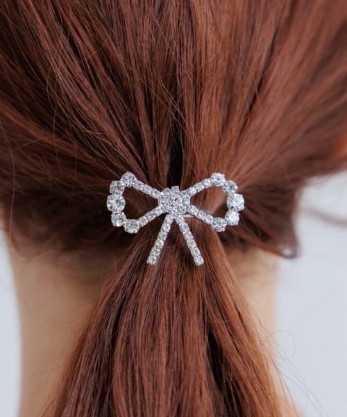 flower（フラワー）の「ビジューリボンカフ（ヘアピン・レディース・ゴールド/シルバー・FREE）」の11枚目の写真