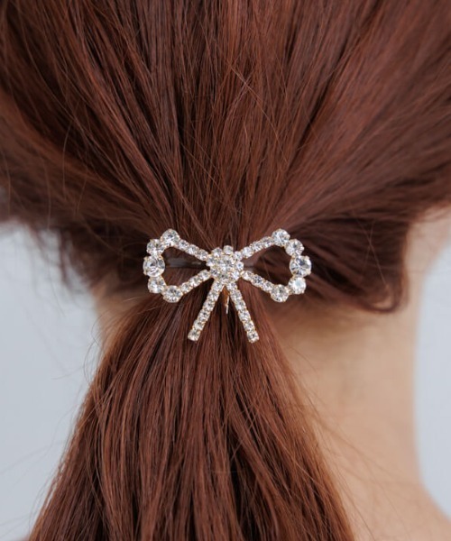 flower（フラワー）の「ビジューリボンカフ（ヘアピン・レディース・ゴールド/シルバー・FREE）」の12枚目の写真