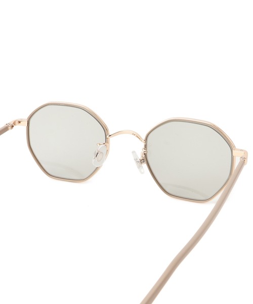 ADAM ET ROPE'（アダムエロペ）の「オクタゴンメタルフレームUVカットグラス（サングラス・レディース・ブラウン/ベージュ・FREE）」の8枚目の写真