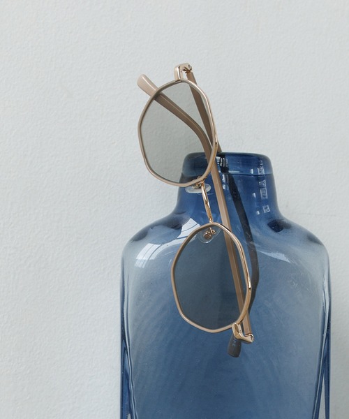 ADAM ET ROPE'（アダムエロペ）の「オクタゴンメタルフレームUVカットグラス（サングラス・レディース・ブラウン/ベージュ・FREE）」の17枚目の写真