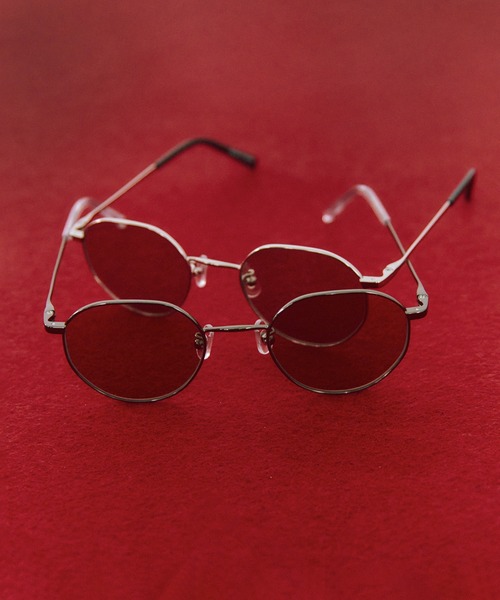 ADAM ET ROPE'（アダムエロペ）の「オクタゴンメタルフレームUVカットグラス（サングラス・レディース・ブラウン/ベージュ・FREE）」の16枚目の写真