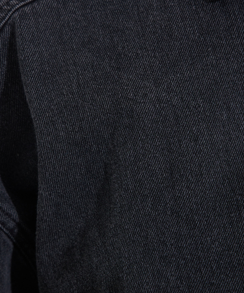 qualite scape(カリテ スケープ)の「ミドルオンスデニムシャツ/オフィスカジュアル/秋服(シャツ/ブラウス・レディース・ブルー/スミクロ・フリー)」の19枚目の写真