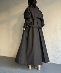 未使用　epine ケープコート　ブラック ブランド古着】「ケープコート」に該当するブラック/黒色系の