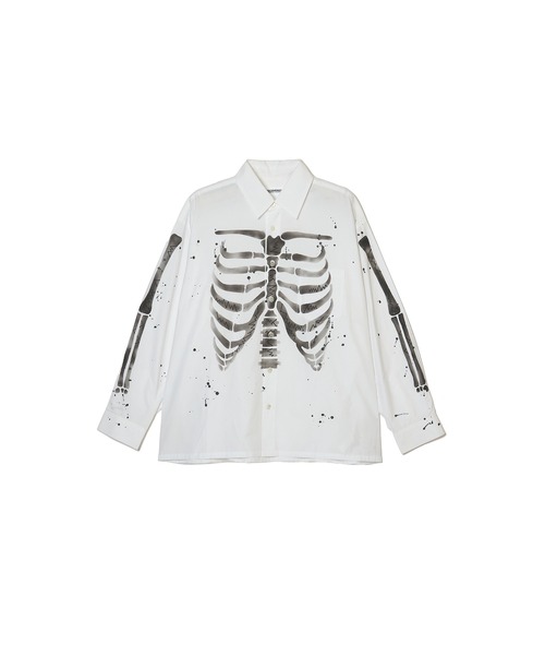 DISCOVERED(ディスカバード)の「BONE AIR BRUSH SHIRTS(シャツ/ブラウス・メンズ・ホワイト・SMALL/LARGE)」の12枚目の写真