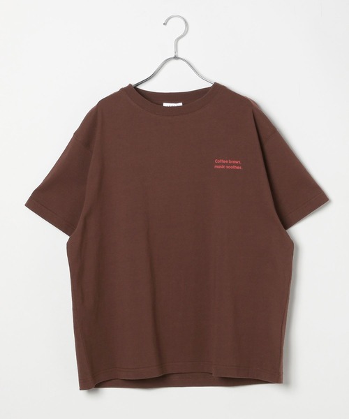 LEPSIM(レプシィム)の「【ニュー・キタナカ×LEPSIM】Tシャツ 328970(Tシャツ/カットソー・レディース・ブラック/ブラウン/オフホワイト/ライトピンク・FREE)」の3枚目の写真
