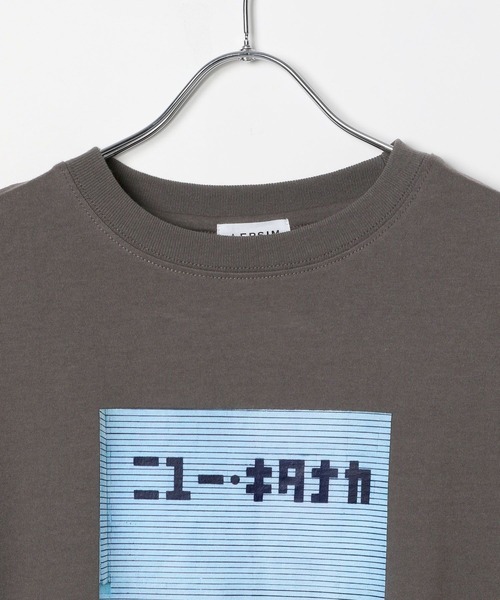 LEPSIM(レプシィム)の「【ニュー・キタナカ×LEPSIM】Tシャツ 328970(Tシャツ/カットソー・レディース・ブラック/ブラウン/オフホワイト/ライトピンク・FREE)」の6枚目の写真