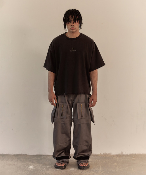 LIBERE(リベーレ)の「LIBERE リベーレ / ATTENTION T-SHIRT アテンショングラフィックダメージTシャツ / 251203-251204(Tシャツ/カットソー・メンズ・ブラック/ホワイト・LARGE/MEDIUM/SMALL)」の18枚目の写真