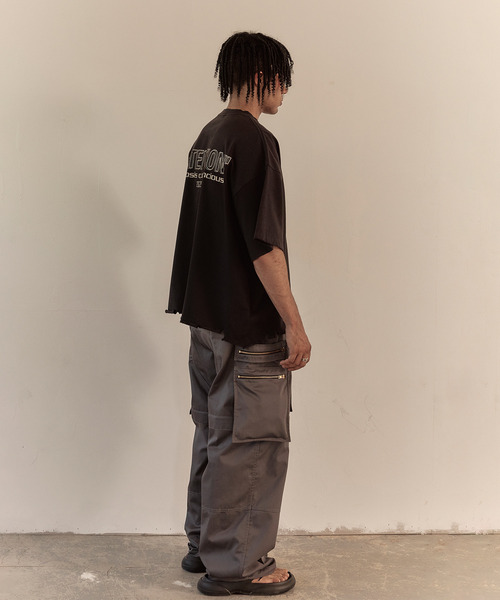 LIBERE(リベーレ)の「LIBERE リベーレ / ATTENTION T-SHIRT アテンショングラフィックダメージTシャツ / 251203-251204(Tシャツ/カットソー・メンズ・ブラック/ホワイト・LARGE/MEDIUM/SMALL)」の15枚目の写真