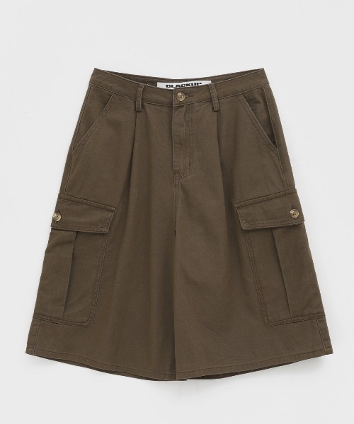 BLACKUP（ブラックアップ）の「[MADE] ダービーターウォッシュカーゴバミューダパンツ（その他パンツ・レディース・ブラウン/ベージュ・MEDIUM/LARGE/SMALL）」の3枚目の写真