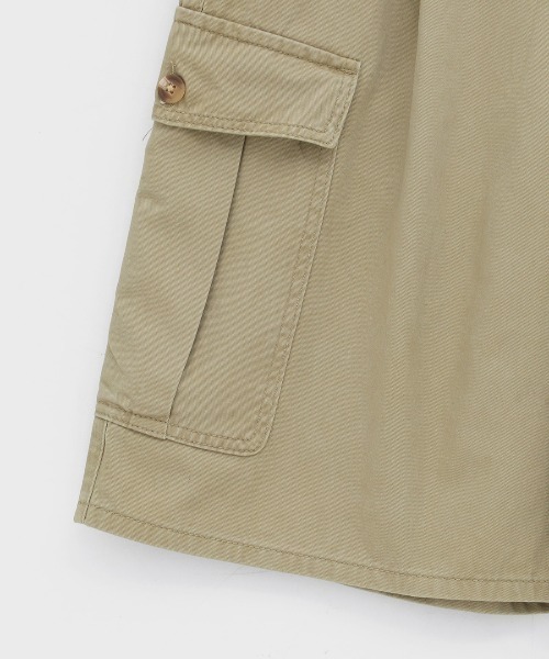 BLACKUP（ブラックアップ）の「[MADE] ダービーターウォッシュカーゴバミューダパンツ（その他パンツ・レディース・ブラウン/ベージュ・MEDIUM/LARGE/SMALL）」の20枚目の写真