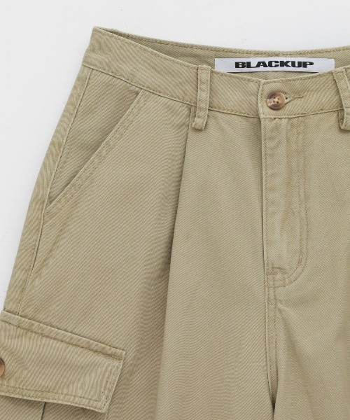 BLACKUP（ブラックアップ）の「[MADE] ダービーターウォッシュカーゴバミューダパンツ（その他パンツ・レディース・ブラウン/ベージュ・MEDIUM/LARGE/SMALL）」の21枚目の写真