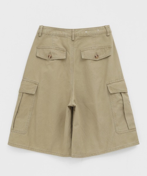 BLACKUP（ブラックアップ）の「[MADE] ダービーターウォッシュカーゴバミューダパンツ（その他パンツ・レディース・ブラウン/ベージュ・MEDIUM/LARGE/SMALL）」の22枚目の写真