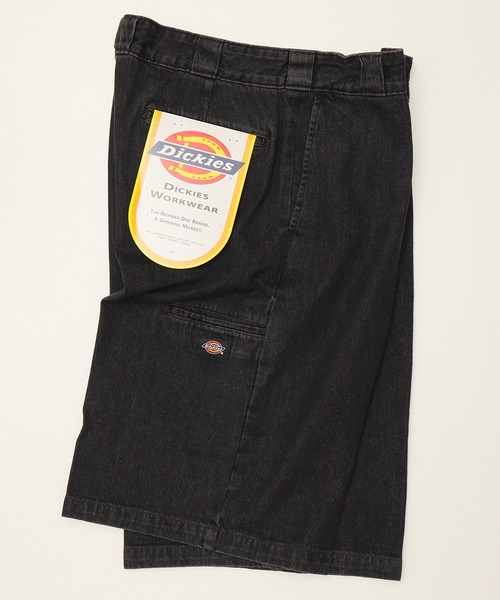 Dickies（ディッキーズ）の「【DICKIES/ディッキーズ】TCツイル/デニム ハーフパンツ/ショートパンツ/ショーツ（デニムパンツ・メンズ・ブラック系1/ブラック系2/カーキ/インディゴブルー/チャコール/ベージュ・M/L/LL）」の12枚目の写真