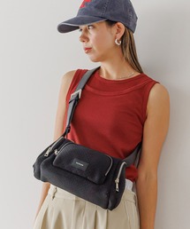 BAYFLOW | [ペットボトルが入るサイズ感]パンチングマルチポケショルダーバッグ(ショルダーバッグ)