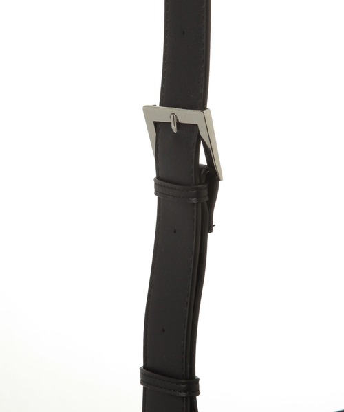 BAYFLOW（ベイフロー）の「[ペットボトルが入るサイズ感]パンチングマルチポケショルダーバッグ（ショルダーバッグ・レディース・グレー/ブルー/ブラック・FREE）」の7枚目の写真