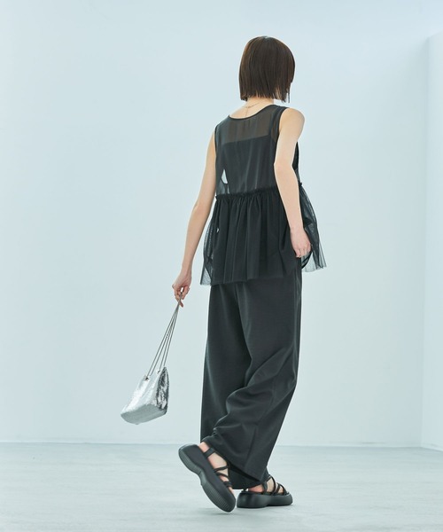 LAKOLE(ラコレ)の「キラキラチューブサンダル / 290753(サンダル・レディース・シルバー/ブラック・LARGE/MEDIUM)」の8枚目の写真