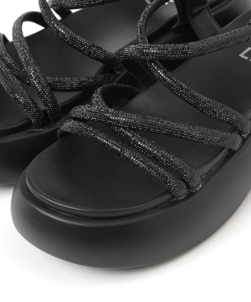 LAKOLE(ラコレ)の「キラキラチューブサンダル / 290753(サンダル・レディース・シルバー/ブラック・LARGE/MEDIUM)」の15枚目の写真