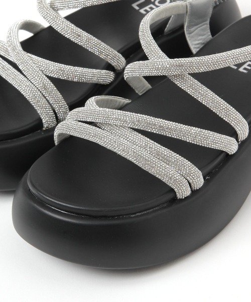 LAKOLE(ラコレ)の「キラキラチューブサンダル / 290753(サンダル・レディース・シルバー/ブラック・LARGE/MEDIUM)」の18枚目の写真