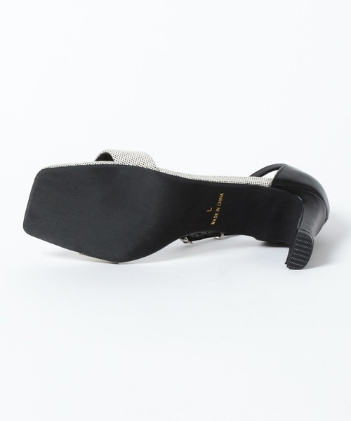 Andemiu（アンデミュウ）の「セパレートヒールサンダル323763（サンダル・レディース・ブラック×グレー/ブラック/アイボリー・LARGE/MEDIUM）」の14枚目の写真