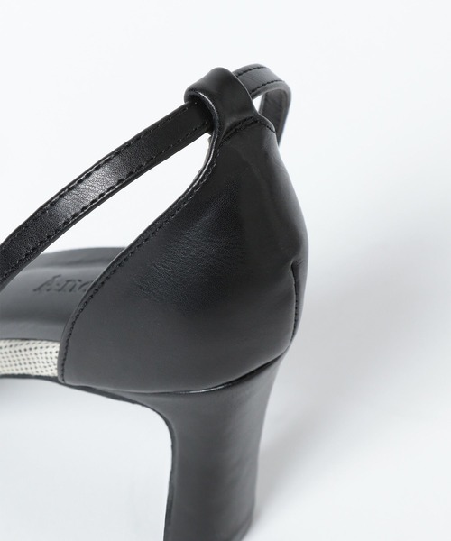 Andemiu（アンデミュウ）の「セパレートヒールサンダル323763（サンダル・レディース・ブラック×グレー/ブラック/アイボリー・LARGE/MEDIUM）」の17枚目の写真