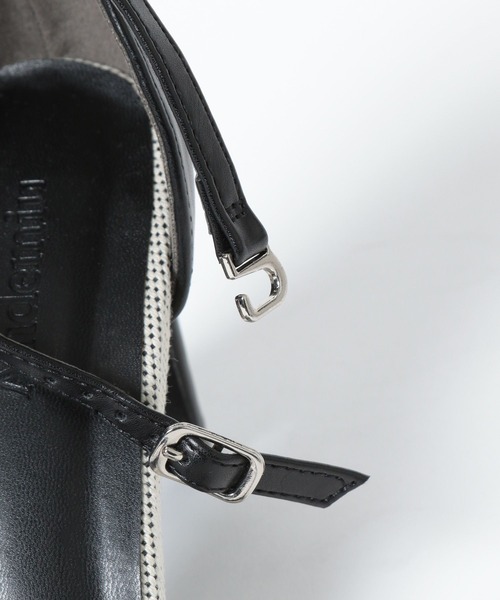 Andemiu（アンデミュウ）の「セパレートヒールサンダル323763（サンダル・レディース・ブラック×グレー/ブラック/アイボリー・LARGE/MEDIUM）」の18枚目の写真