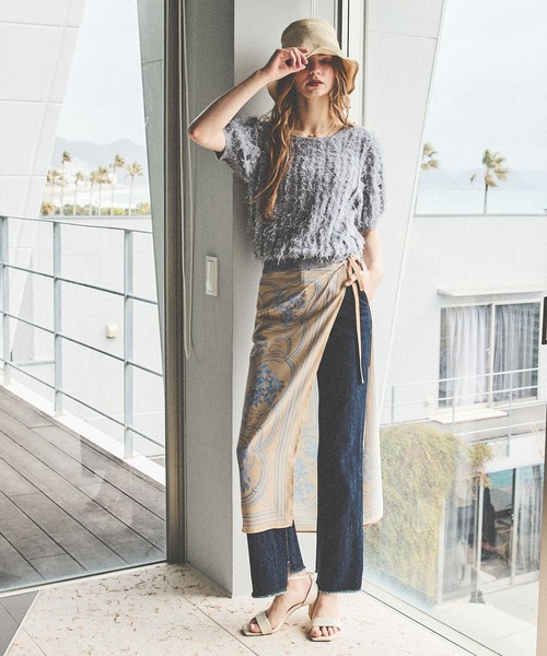 Andemiu（アンデミュウ）の「セパレートヒールサンダル323763（サンダル・レディース・ブラック×グレー/ブラック/アイボリー・LARGE/MEDIUM）」の22枚目の写真