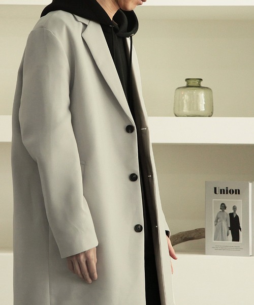 定価64,000円 新品 08sircusライトニットコート ／チェスターコート コート チェスターコート ロングコート レディース ロング