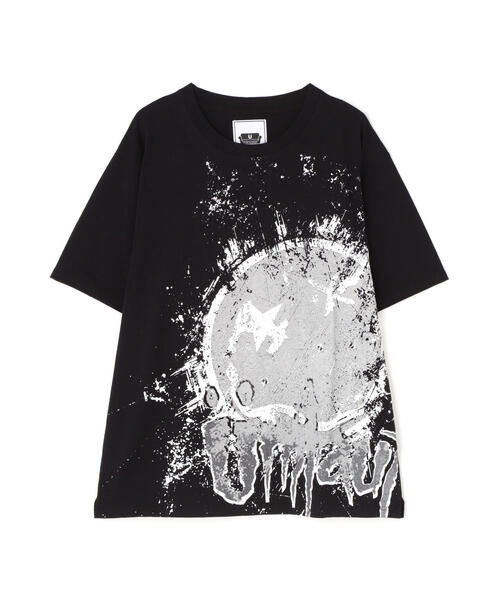L.H.P（エルエイチピー）の「【WEB&DEPOT限定】UMLAUT/ウムラウト/BIG S/S TEE（Tシャツ/カットソー・レディース・ブラック/ホワイト・S/M/L）」の3枚目の写真