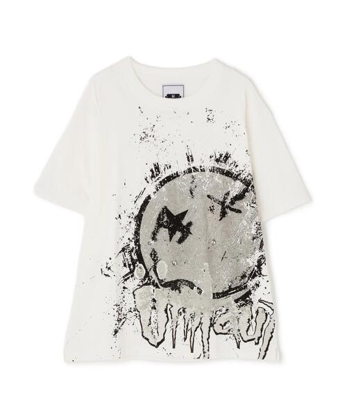 L.H.P（エルエイチピー）の「【WEB&DEPOT限定】UMLAUT/ウムラウト/BIG S/S TEE（Tシャツ/カットソー・レディース・ブラック/ホワイト・S/M/L）」の5枚目の写真