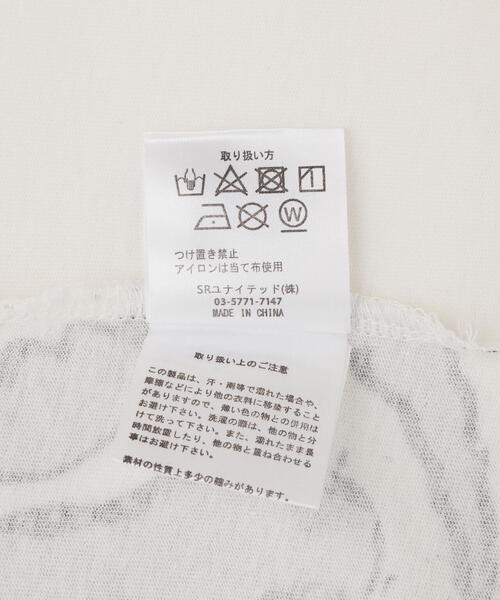 L.H.P（エルエイチピー）の「【WEB&DEPOT限定】UMLAUT/ウムラウト/BIG S/S TEE（Tシャツ/カットソー・レディース・ブラック/ホワイト・S/M/L）」の11枚目の写真