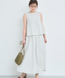 attiree（アティレー）の「ノースリーブブラウス＆スカートSET（ワンピース）」