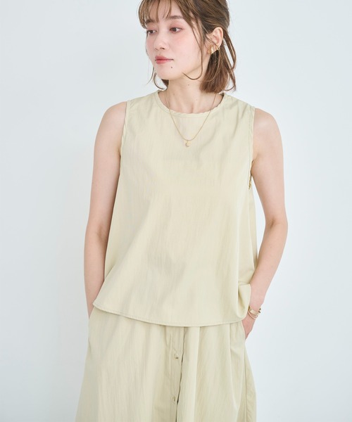 attiree（アティレー）の「ノースリーブブラウス＆スカートSET（ワンピース・レディース・ライトグレー/ブラック/グレー/ベージュ・MEDIUM）」の6枚目の写真