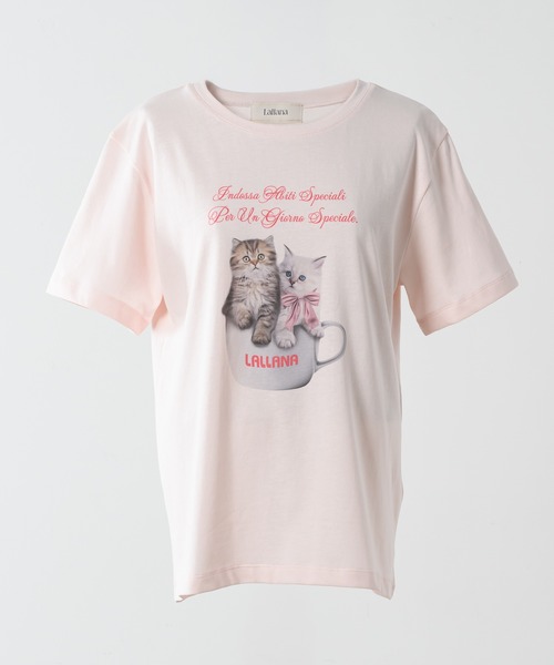 tシャツ クラシックプリントキャットTシャツ / Classic print cat T-Shirt レディース セール】クラシックプリントキャットTシャツ / Classic print