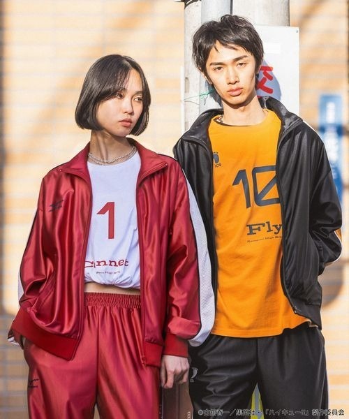 【完売商品】JEANASIS ハイキュー　コラボ　トラックジャージ　音駒高校　L ハイキュー!!】トラックジャージパンツ/323874（その他パンツ