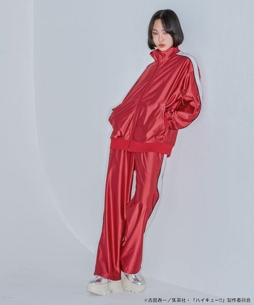 JEANASIS（ジーナシス）の「【ハイキュー!!】トラックジャージ/323875（ジャージ・レディース・レッド系その他/ブラック系その他・LARGE/MEDIUM）」の16枚目の写真