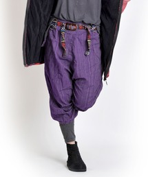 CULTULIST ロゴ入り 紫 サルエルパンツ 300ec3440f22c6db339ff641126c8b