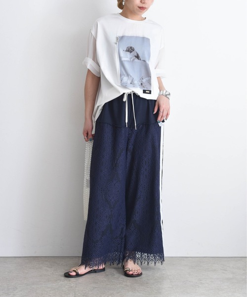 EimeeLaw パンツ EimeeLaw 7号〜13号対応ZIPストレッチボンディングパンツ