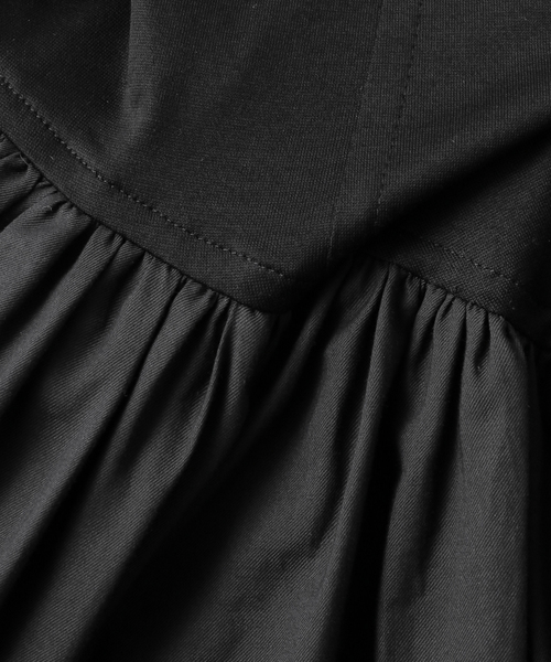 IENA（イエナ）の「BOWTE/バウト SUPIMA CT JERSEY COMBI APLE DRESS ワンピース 251-02-0009（ワンピース・レディース・ブラック・FREE）」の13枚目の写真