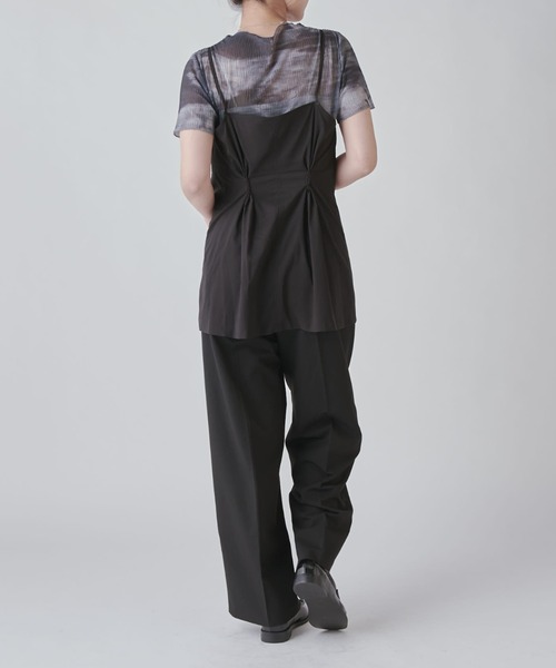 Lui's（ルイス）の「前後2WAYキャミソール（キャミソール・レディース・ブラウン/ピンク/ブラック・FREE）」の7枚目の写真