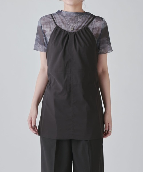 Lui's（ルイス）の「前後2WAYキャミソール（キャミソール・レディース・ブラウン/ピンク/ブラック・FREE）」の8枚目の写真