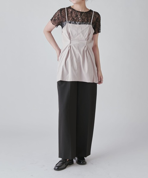 Lui's（ルイス）の「前後2WAYキャミソール（キャミソール・レディース・ブラウン/ピンク/ブラック・FREE）」の18枚目の写真