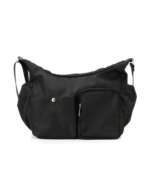 ITS'DEMO（イッツデモ）の「◆【旅行に】ツイル8ポケットショルダー（ショルダーバッグ・レディース・ブラック/グリーン系/ダークグレー・00）」の20枚目の写真