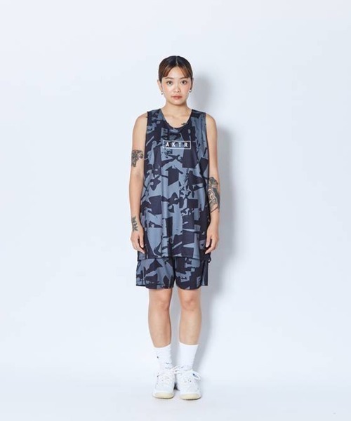AKTR CUT-UP CAMO REVERSIBLE TANK（アクター カットアップ カモ