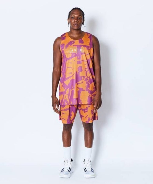 【新品未使用】AKTR CUT-UP CAMO REVERSIBLE TANK AKTR CUT-UP CAMO REVERSIBLE TANK（アクター カットアップ カモ
